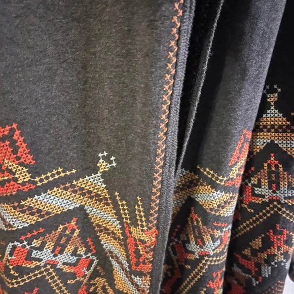 Johnny Was Teegan Embroidered Draped Vest - Picture 7 of 8